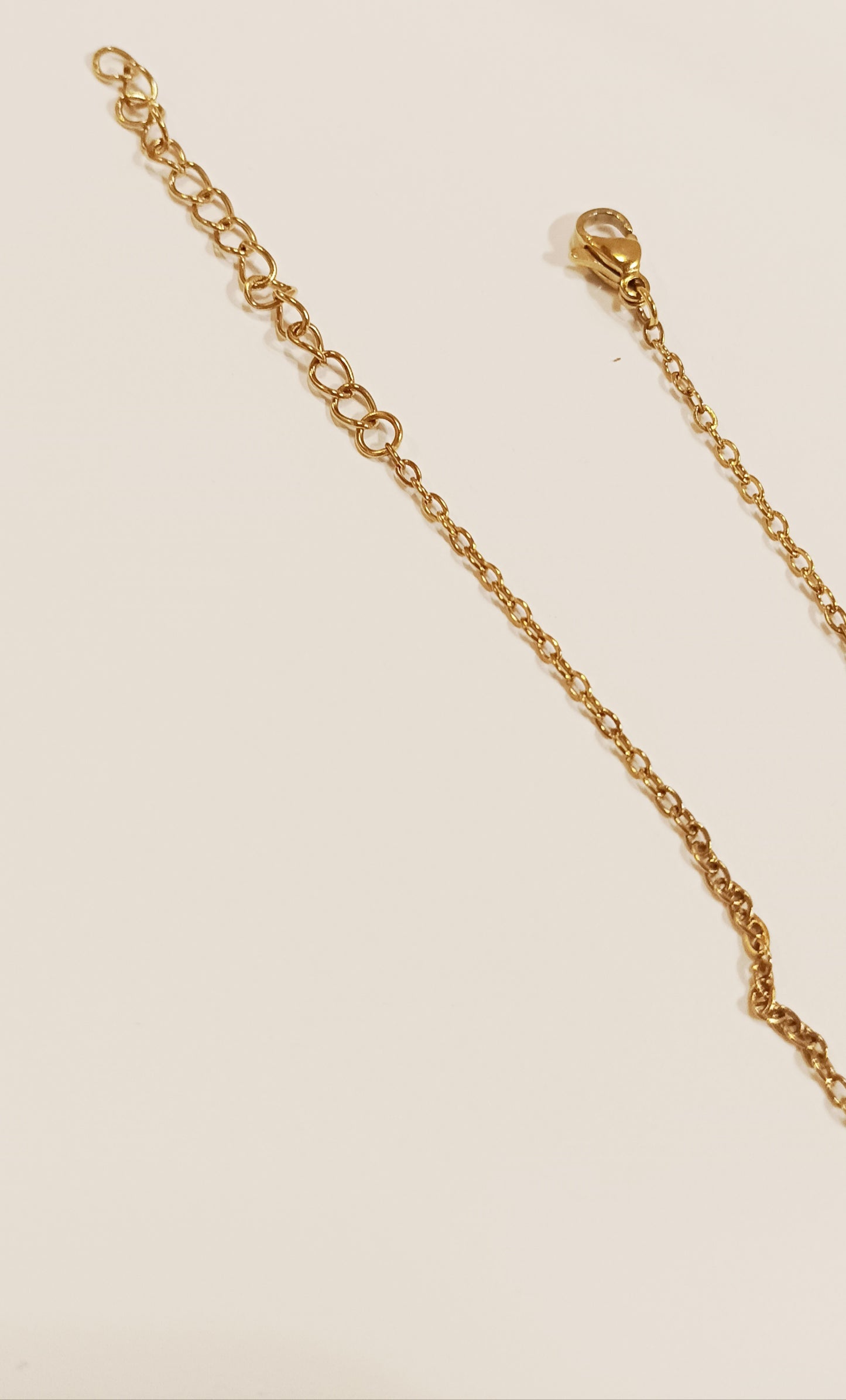 Collier en acier et pierre "Mana"