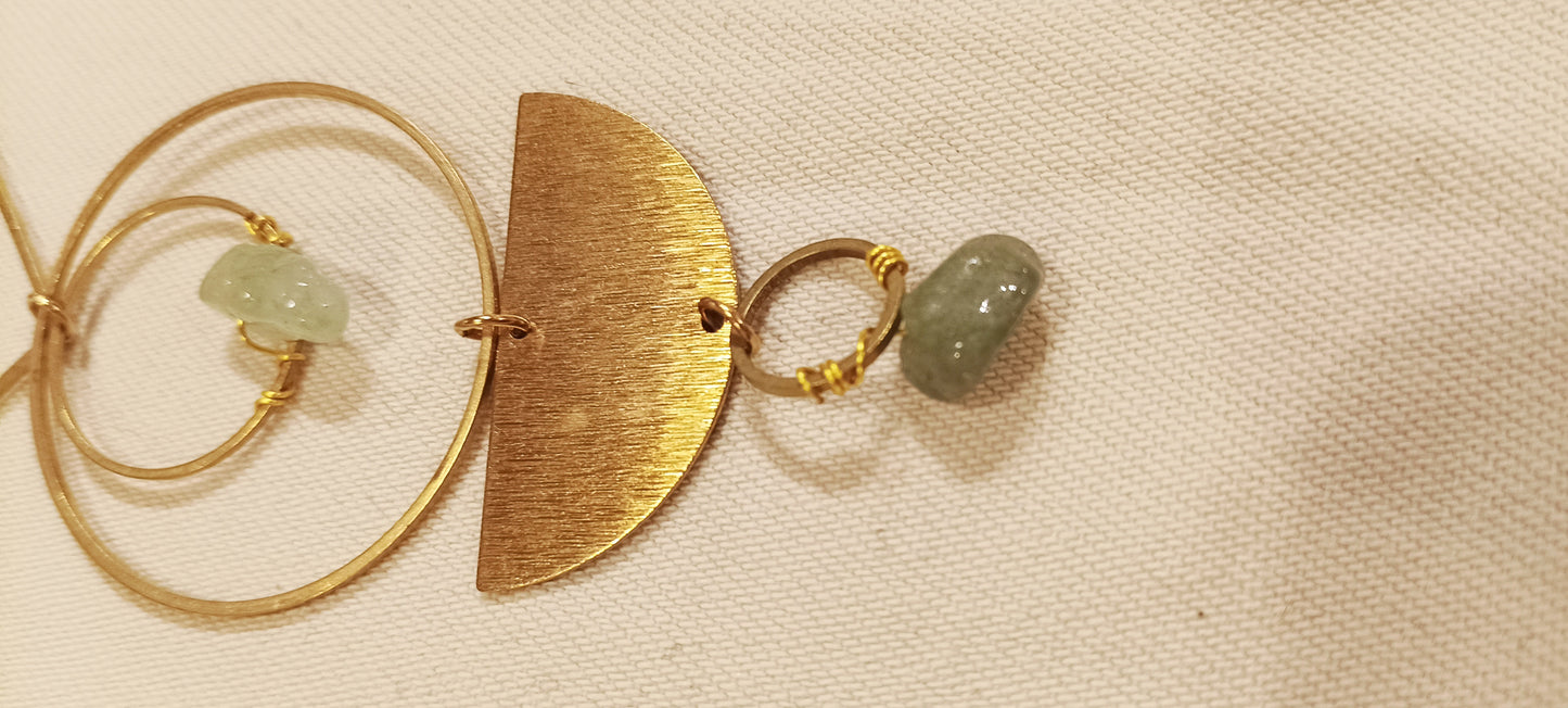 Bijou de mur en aventurine