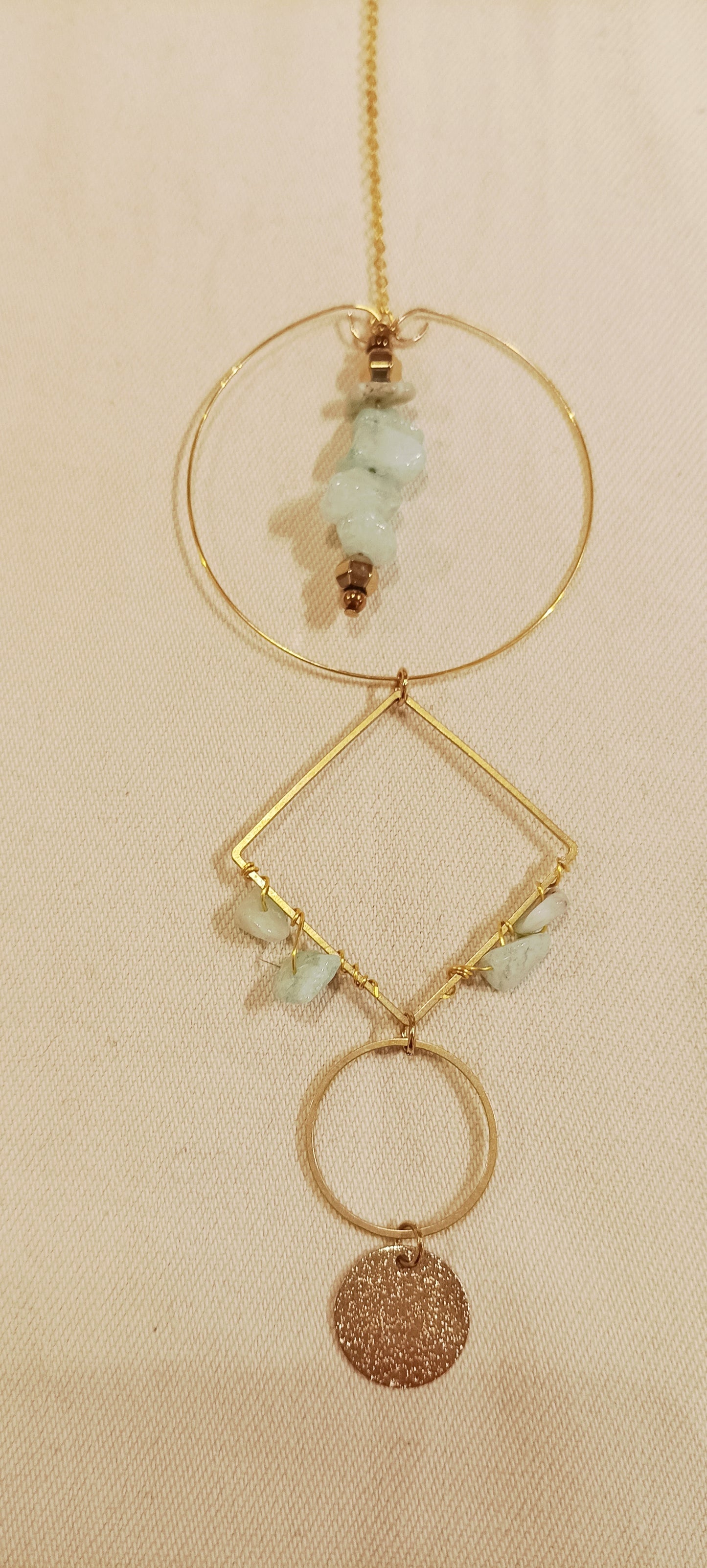 Bijou de mur en amazonite