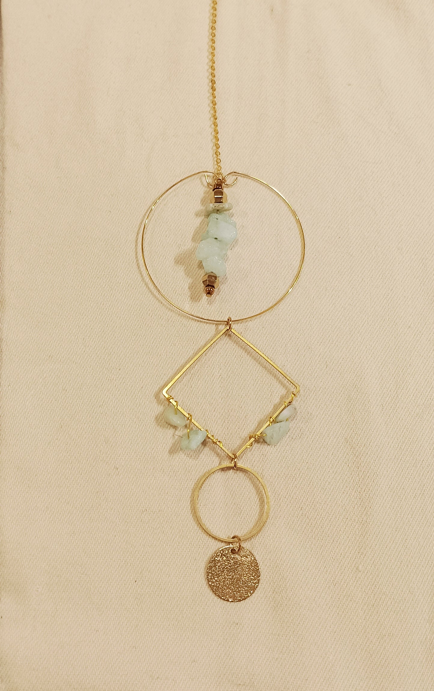 Bijou de mur en amazonite