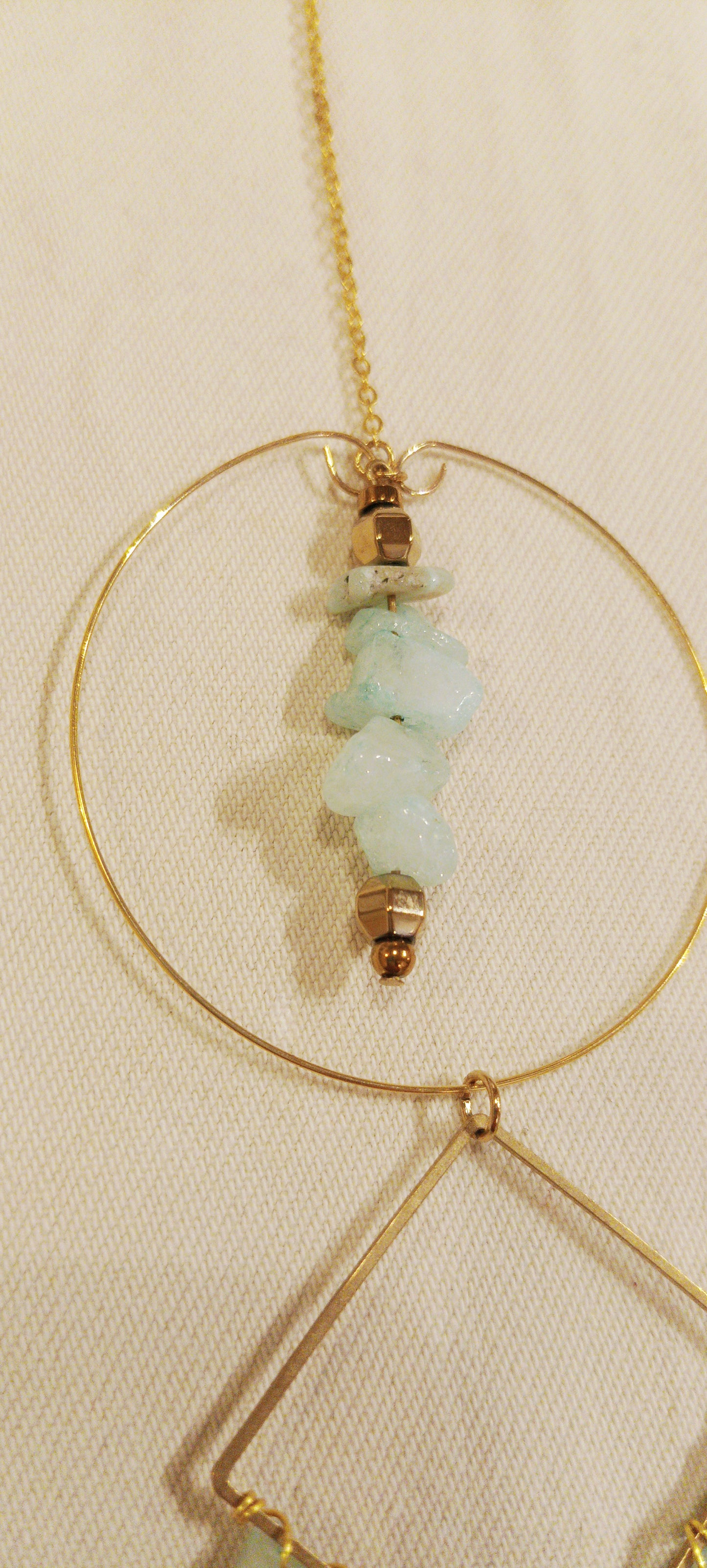 Bijou de mur en amazonite