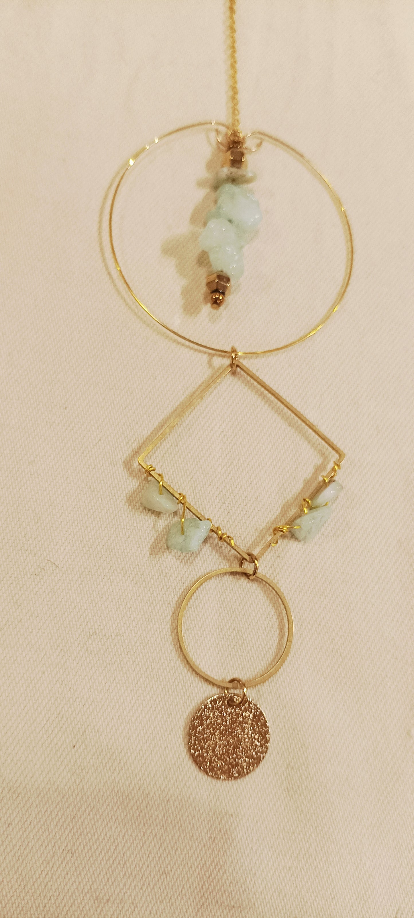 Bijou de mur en amazonite