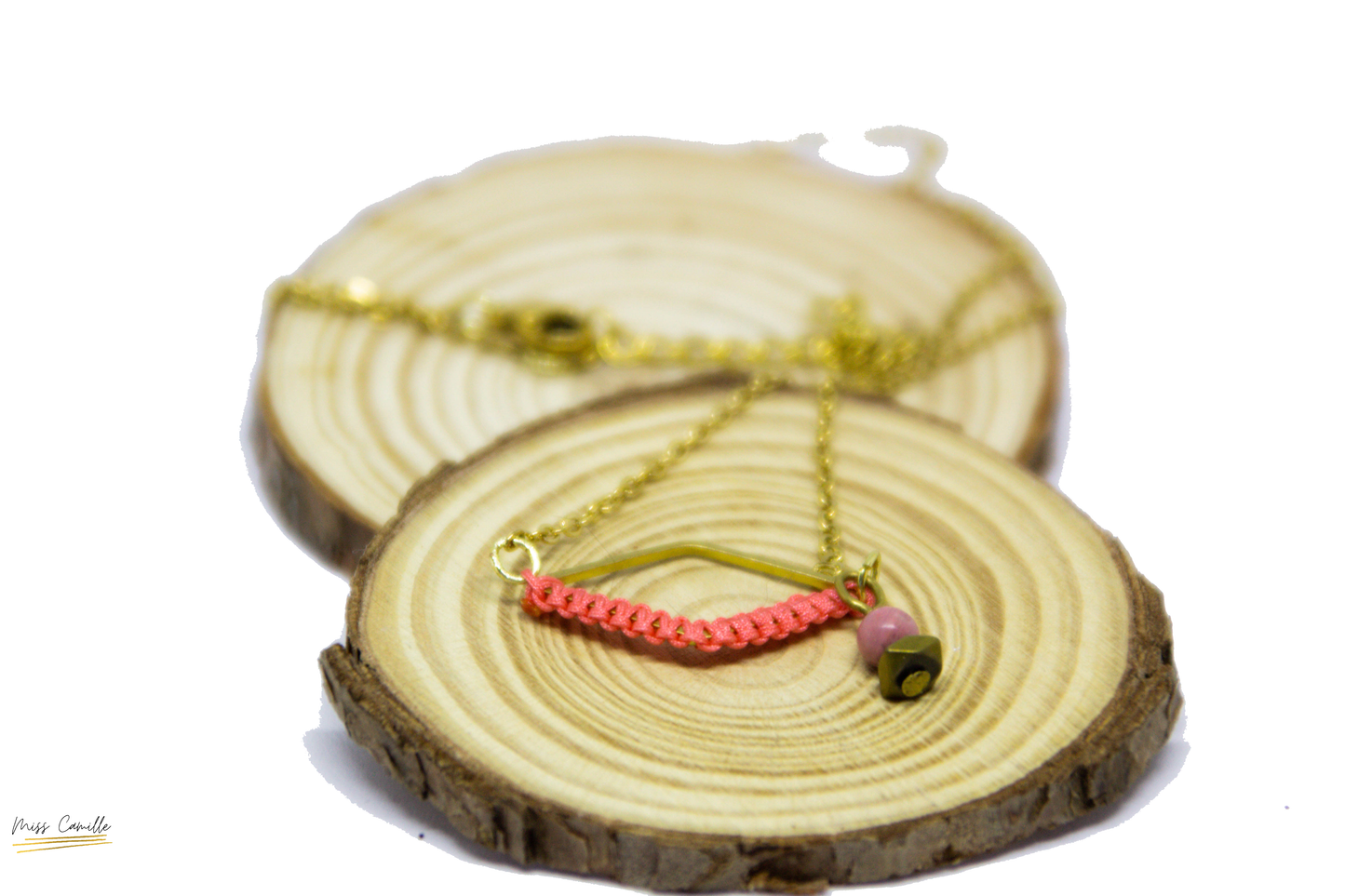 Collier court losange "Asma" de Miss Camille
