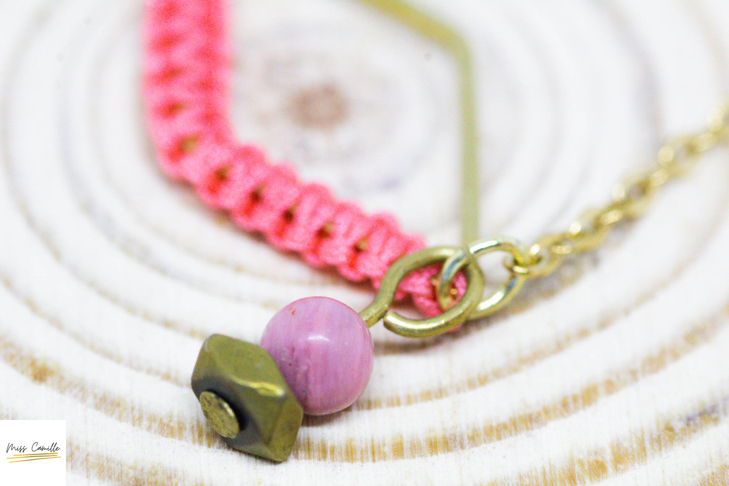 Collier court losange "Asma" de Miss Camille