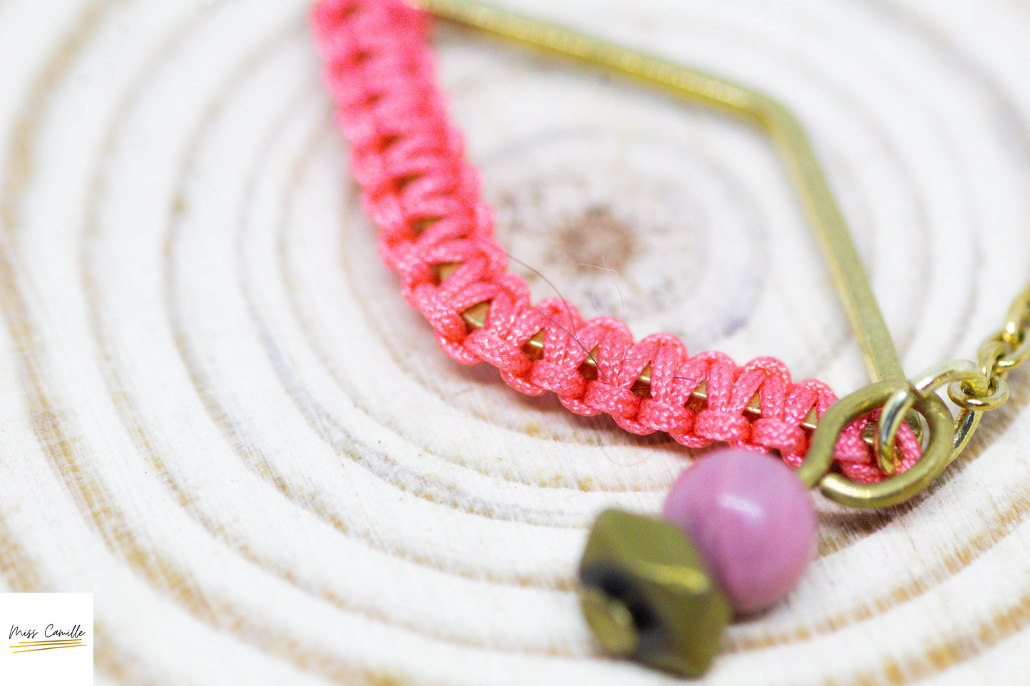 Collier court losange "Asma" de Miss Camille