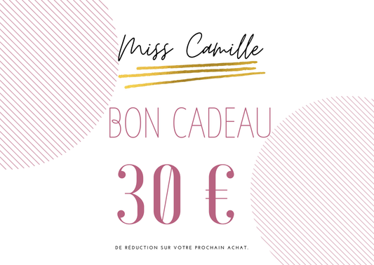 Chèques cadeaux 30€