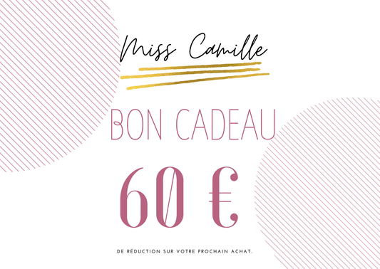 Chèques cadeaux 60€