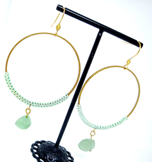 Grandes créoles "Misma" de Miss Camille