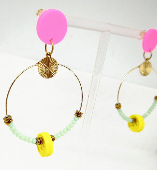 Créoles Flavine de Miss Camille