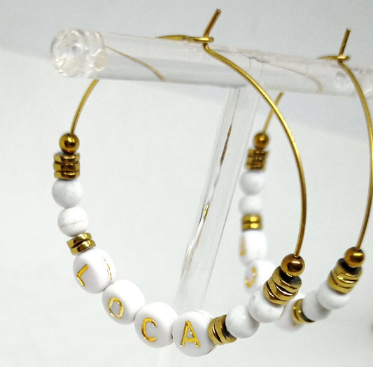 Créoles à message "loca"