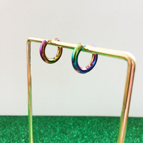 Créoles avec pendentifs interchangeables