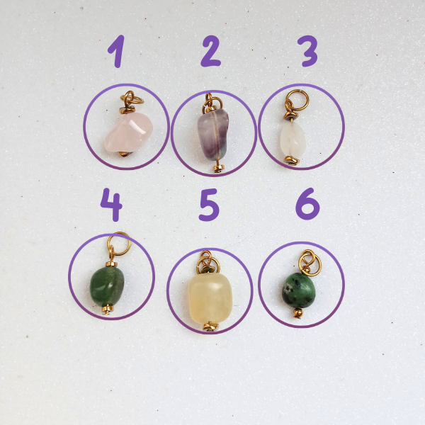 Créoles avec pendentifs interchangeables